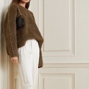 TOTEME boxy alpaca knit brown